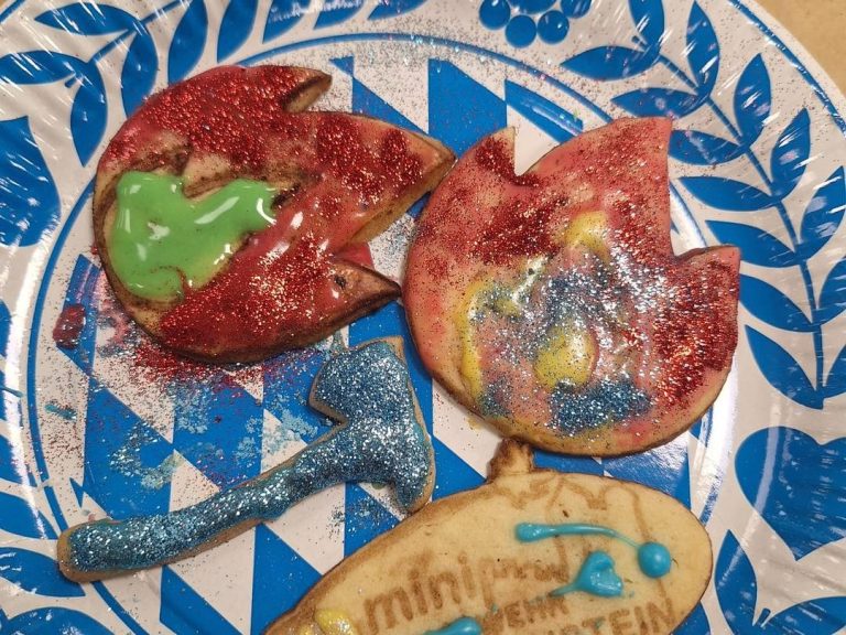 Team der Feuerwehr beim Aufbau